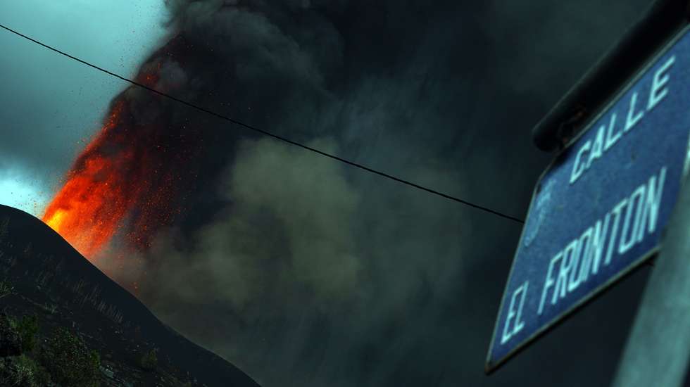 The Cloud Of Ash And Sulfur Dioxide Expelled By The Volcano Could Reach The Peninsula On Thursday