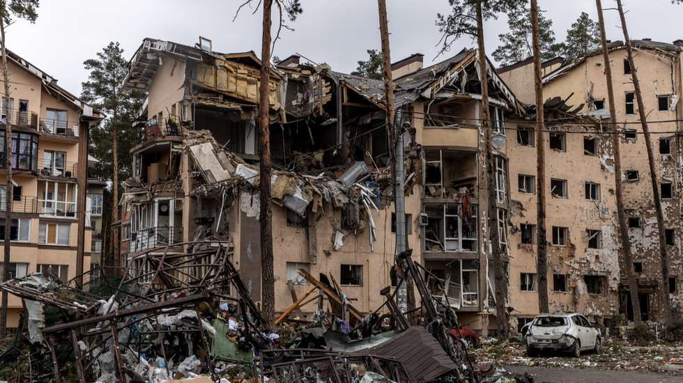 Destruição na Ucrânia