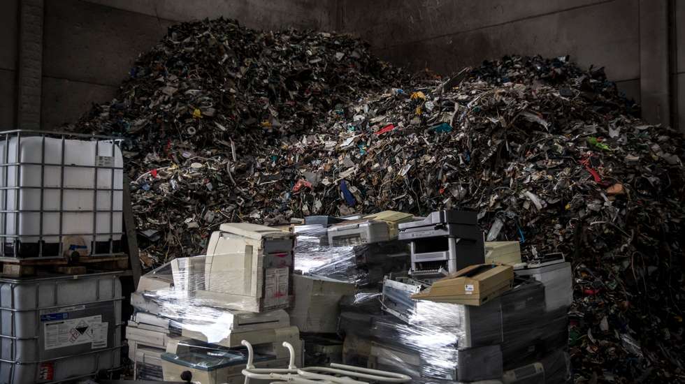 O Observador visitou a Veolia, empresa de gestão de resíduos eletronicos, em Loures. Lisboa, 11 de Novembro de 2022 TOMÁS SILVA/OBSERVADOR