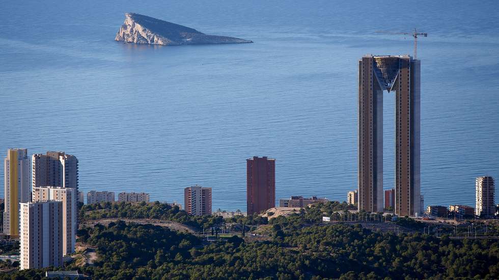 The InTempo Towers In Benidorm Remain Half Built Due To The Faltering Spanish Economy