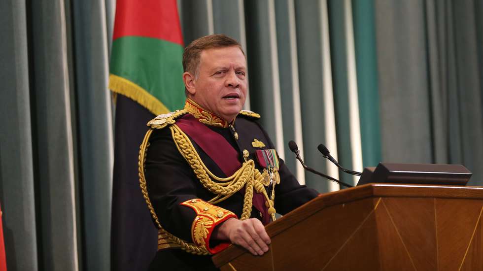 JOR: King Abdullah Attends State Opening Of Jordanian Parliament