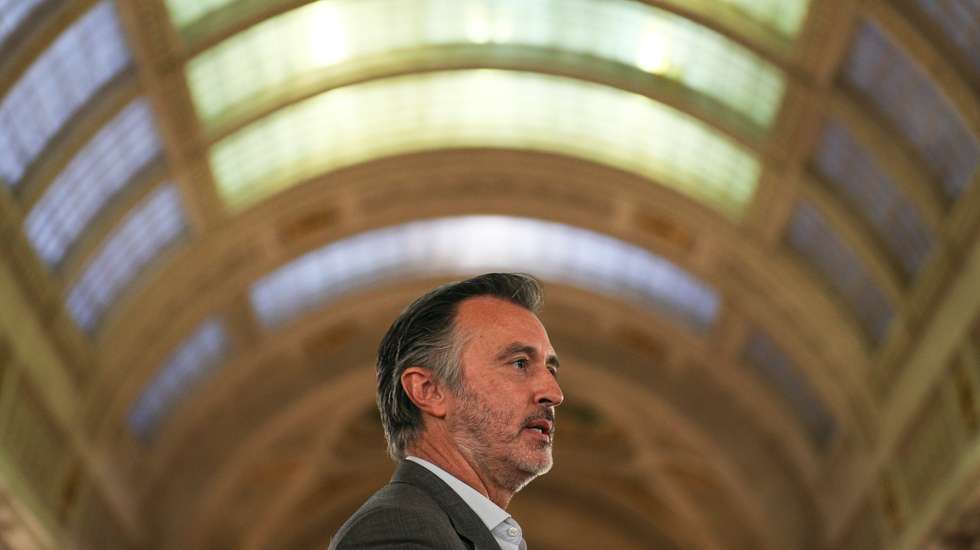Eleição dos vice-presidentes, secretários e vice-secretários da Assembleia da República da XV Legislatura. O deputado da Iniciativa Liberal (IL), João Cotrim de Figueiredo Lisboa, 31 de Março de 2022. FILIPE AMORIM/OBSERVADOR