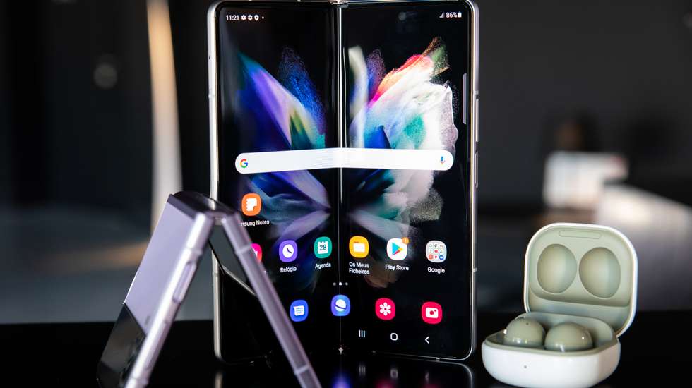 Antes do evento, o Observador experimentou o ZFlip 3, o Galaxy Fold 3 e os Galaxy Buds 2