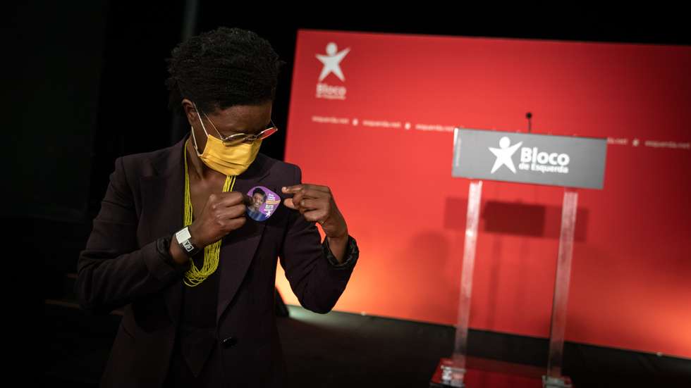 A candidata do Bloco de Esquerda a Lisboa, Beatriz Gomes Dias, esteve no Capitólio, mas não falou