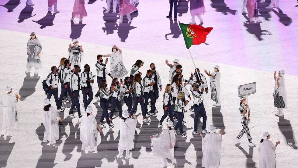 Nelson Évora foi o porta-estandarte a par de Telma Monteiro na cerimónia de abertura, Pichardo, quinto campeão olímpico português, será o porta-estandarte na cerimónia de encarramento