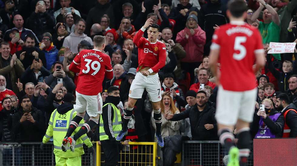 Ronaldo voltou a festejar um golo na Premier League depois de ter ficado em branco na deslocação a Newcastle