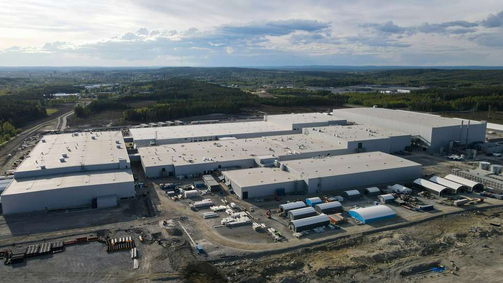 Foi anunciada a redução de 1.000 postos de trabalho na fábrica de baterias da Northvolt no norte da Suécia