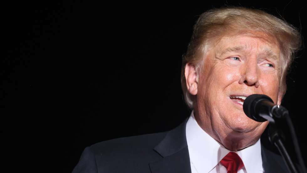 Donald Trump Holds Rally At Iowa State Fairgrounds