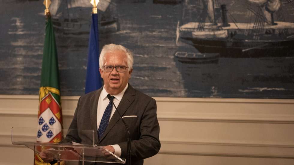 Eduardo Cabrita comunica à imprensa a sua demissão oficial no Ministério da Administração Interna. 3 de Dezembro de 2021 TOMÁS SILVA/OBSERVADOR