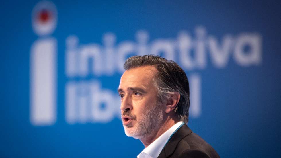 VI Convenção da Iniciativa Liberal - IL. O partido reúne em convenção no Centro de Congressos de Lisboa. Intervenção de João Cotrim de Figueiredo, presidente do partido. Lisboa, 12 de dezembro de 2021. TOMÁS SILVA/OBSERVADOR