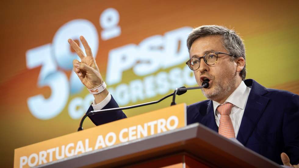 39º Congresso PSD (Partido Social Democrata) - intervenção de Carlos Moedas, presidente da câmara municipal de Lisboa, no segundo dia de congresso do partido. Santa Maria da Feira, Aveiro 18 de Dezembro de 2021 TOMÁS SILVA/OBSERVADOR