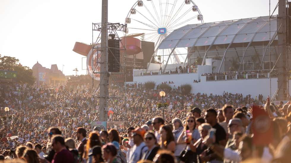 O ambiente no recinto do Rock in Rio, no Parque da Bela Vista em Lisboa Lisboa, 26 de Junho de 2022 TOMÁS SILVA/OBSERVADOR