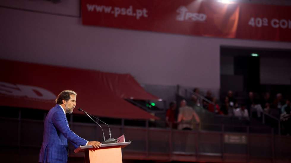 CONGRESSO PSD: Intervenção de Miguel Albuquerque, presidente do governo regional da Madeira e mandatário de Luís Montenegro, no 40º Congresso Nacional do Partido Social Democrata (PSD), no Pavilhão Rosa Mota, no Porto. 2 de Julho de 2022 Pavilhão Rosa Mota, Porto TOMÁS SILVA/OBSERVADOR