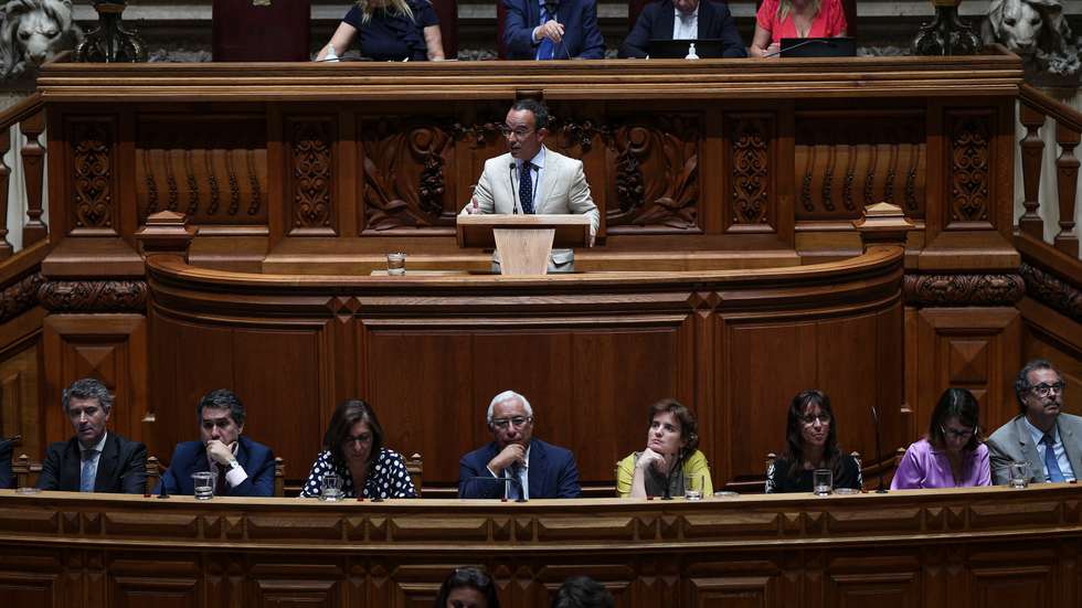 Sessão plenária na Assembleia da República, com a presença do Governo para o debate do estado da Nação. Ministro da Cultura Pedro Adão e Silva Lisboa, 20 de Julho de 2022. FILIPE AMORIM/OBSERVADOR