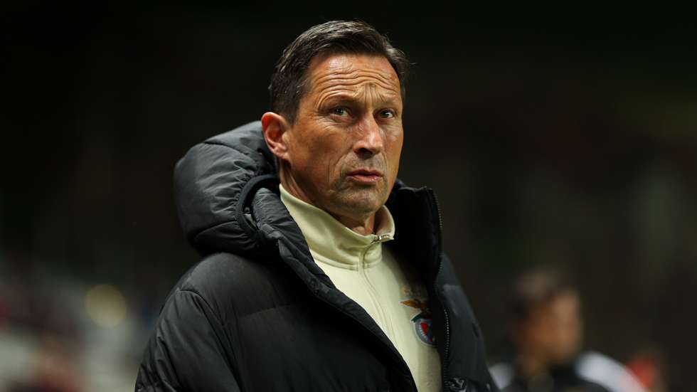 Roger Schmidt criticou o árbitro Tiago Martins no final do jogo contra o Sp. Braga.