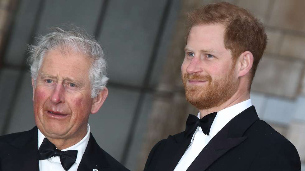 HRH Prince Harry with HRH Prince Charles at the World