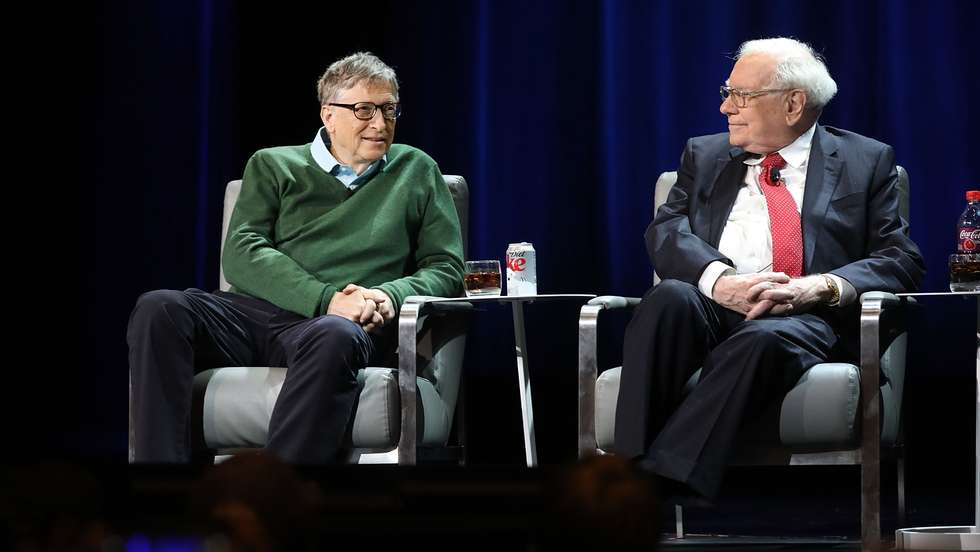 Bill Gates And Warren Buffett Speak At Columbia University