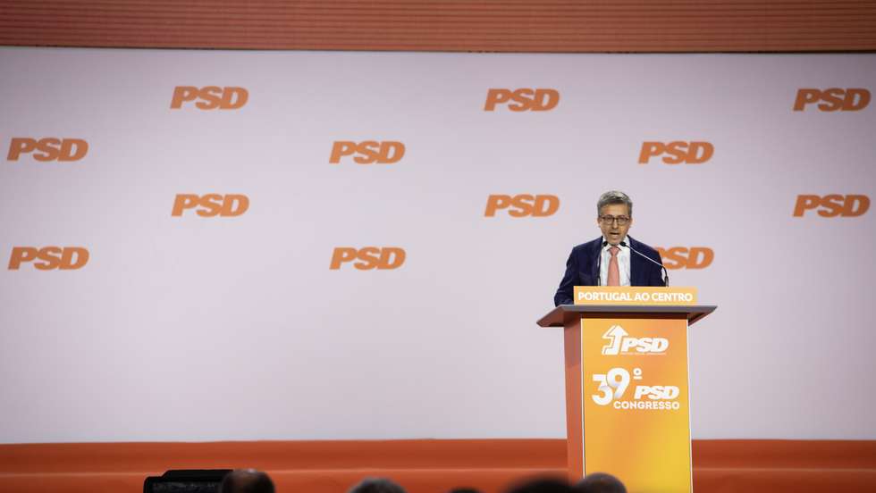39º Congresso PSD (Partido Social Democrata) - intervenção de Carlos Moedas, presidente da câmara municipal de Lisboa, no segundo dia de congresso do partido. Santa Maria da Feira, Aveiro 18 de Dezembro de 2021 TOMÁS SILVA/OBSERVADOR