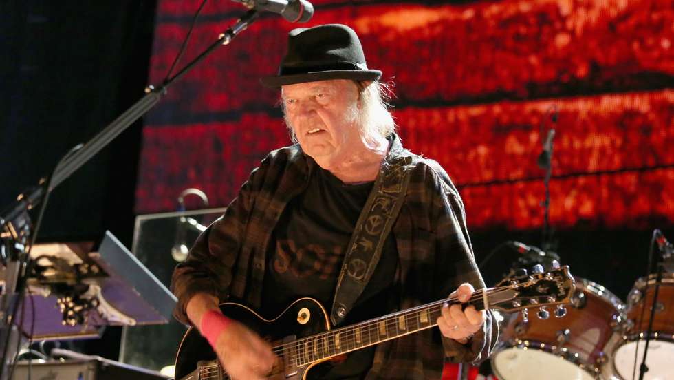 O músico canadiano Neil Young