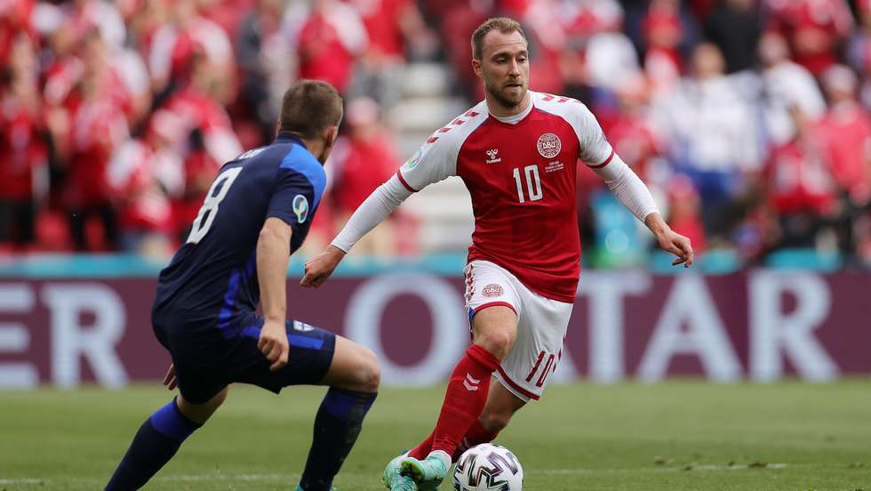 Eriksen estava a ser um dos melhores em campo