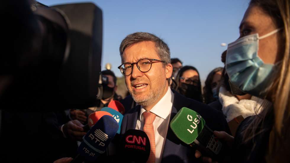 39º Congresso PSD (Partido Social Democrata) - Chegada de Carlos Moedas ao segundo dia de congresso do partido. Santa Maria da Feira, Aveiro 18 de Dezembro de 2021 TOMÁS SILVA/OBSERVADOR