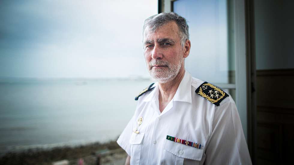 Entrevista com o Almirante Henrique ​​​​​​​​​​​​​​​​​​​Gouveia e Melo, Chefe do Estado-Maior da Armada, fotografado nas instalações centrais da Marinha. Lisboa, 12 de Julho de 2022. FILIPE AMORIM/OBSERVADOR
