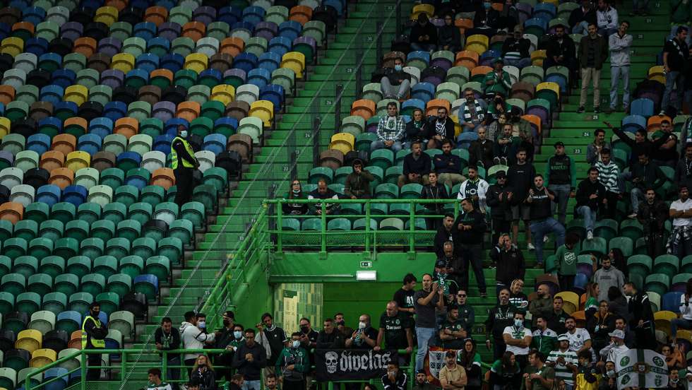 Juventude Leonina voltou no passado sábado ao A14, após ter marcado presença em Alvalade no setor B do topo sul do estádio