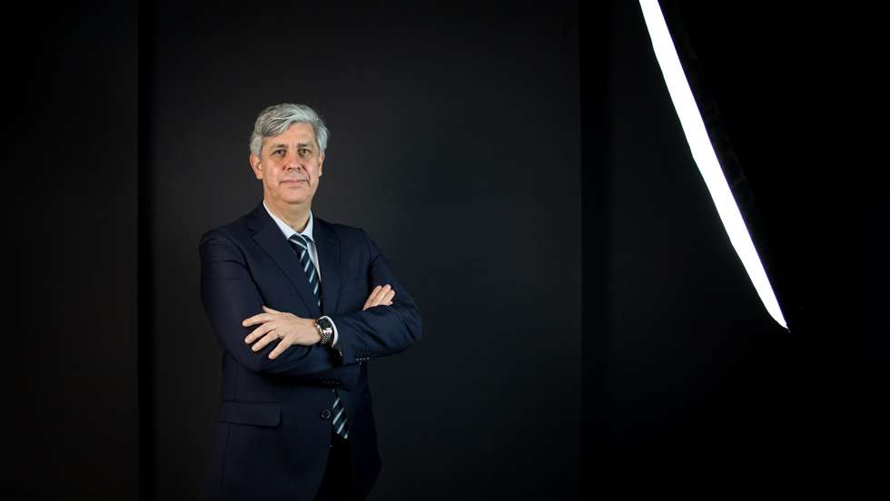 Mário Centeno, governador do Banco de Portugal, em entrevista ao Observador para o programa “Sob Escuta”. 18 de Março de 2022, Lisboa TOMÁS SILVA/OBSERVADOR