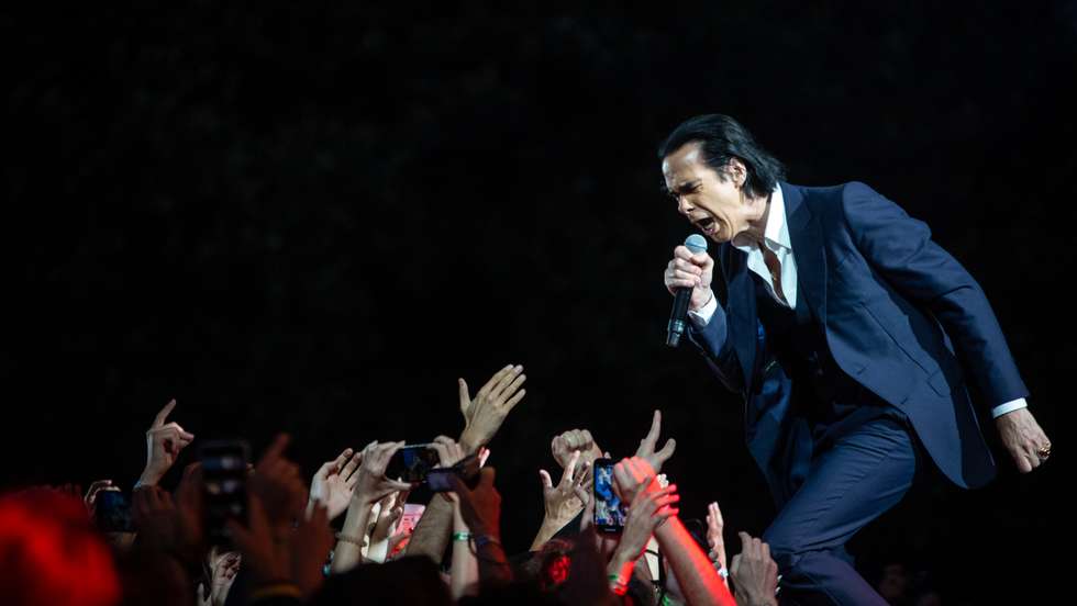 Nick Cave a atuar esta quinta-feira à noite no NOS Primavera Sound