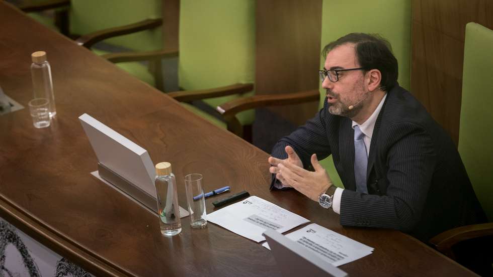 SNS Summit, a primeira cimeira organizada pela Direção Executiva do SNS, com a missão de criar sugestões para uma reforma nas urgências hospitalares. Intervenção do diretor de urgência do São João, Nelson Pereira. 23 de Março de 2023 Hospital de Santa Maria, Lisboa TOMÁS SILVA/OBSERVADOR
