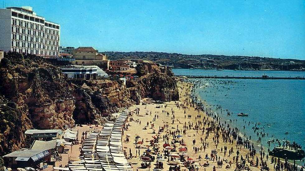 Praia da Rocha, anos 80, Portimão