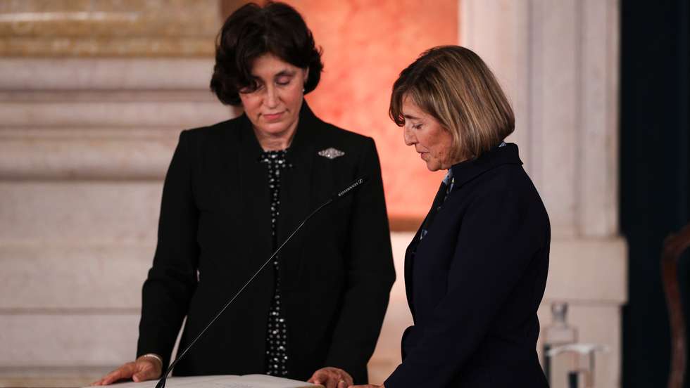 Cerimónia de tomada de posse do XXIII Governo Constitucional, no Palácio da Ajuda. O Presidente da República, Marcelo Rebelo de Sousa, deu posse ao Governo liderado pelo Primeiro-Ministro, António Costa. O Governo é composto por 17 ministros e 38 Secretários de Estado. Isabel Cordeiro (Secretário de Estado da Cultura) Lisboa, 30 de Março de 2022. FILIPE AMORIM/OBSERVADOR