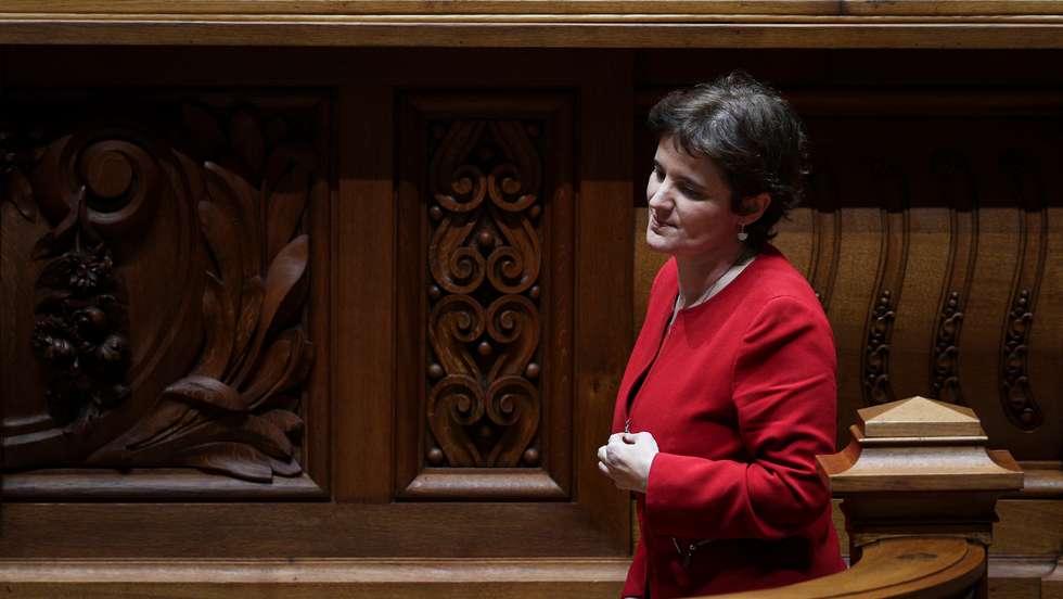 Encerramento do debate sobre o Programa do XXIII Governo Constitucional na Assembleia da República. A ministra de Estado e da Presidência, Mariana Vieira da Silva Lisboa, 08 de Abril de 2022. FILIPE AMORIM/OBSERVADOR