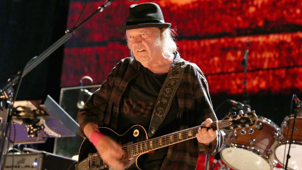 O músico canadiano Neil Young