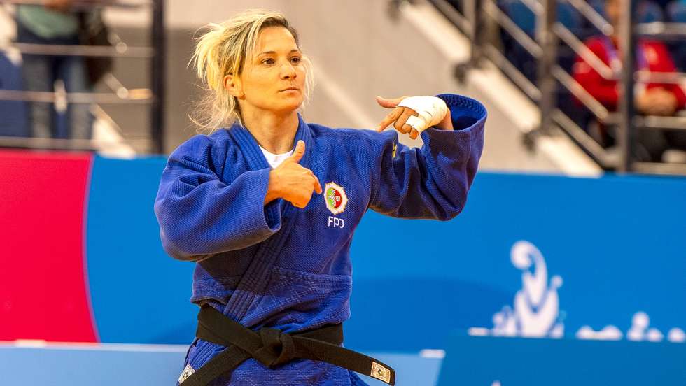 Telma Monteiro ficou a uma vitória de se tornar a judoca mais velha a ganhar uma medalha de ouro no Grand Slam de Baku