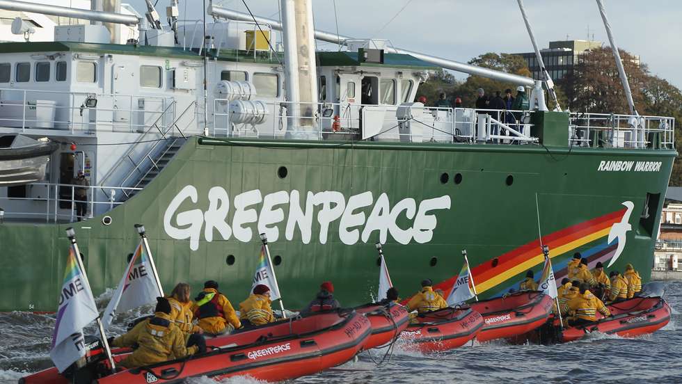 New Rainbow Warrior III Arrives At Hamburg Port