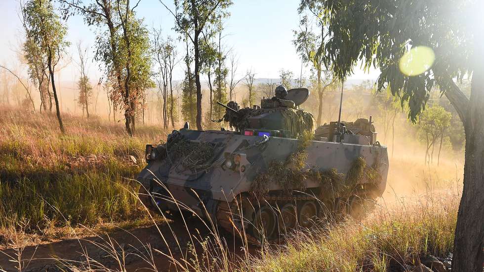 Australian Defence Force Live Fire Training Exercise 'Brolga Strike'