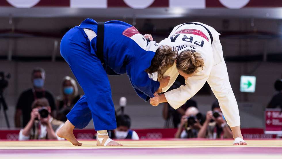 Margaux Pinot já se cruzou com a portuguesa Bárbara Timo em Mundiais, como aconteceu em 2019 com triunfo da judoca do Benfica nas meias