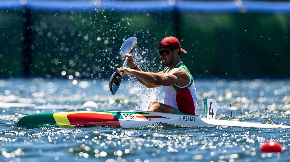 Fernando Pimenta esteve na frente durante quase toda a última volta mas acabou por perder a medalha de ouro nos últimos dez metros