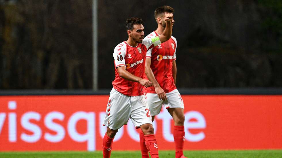 Ricardo Horta, capitão de equipa, fez o 2-1 dos bracarenses