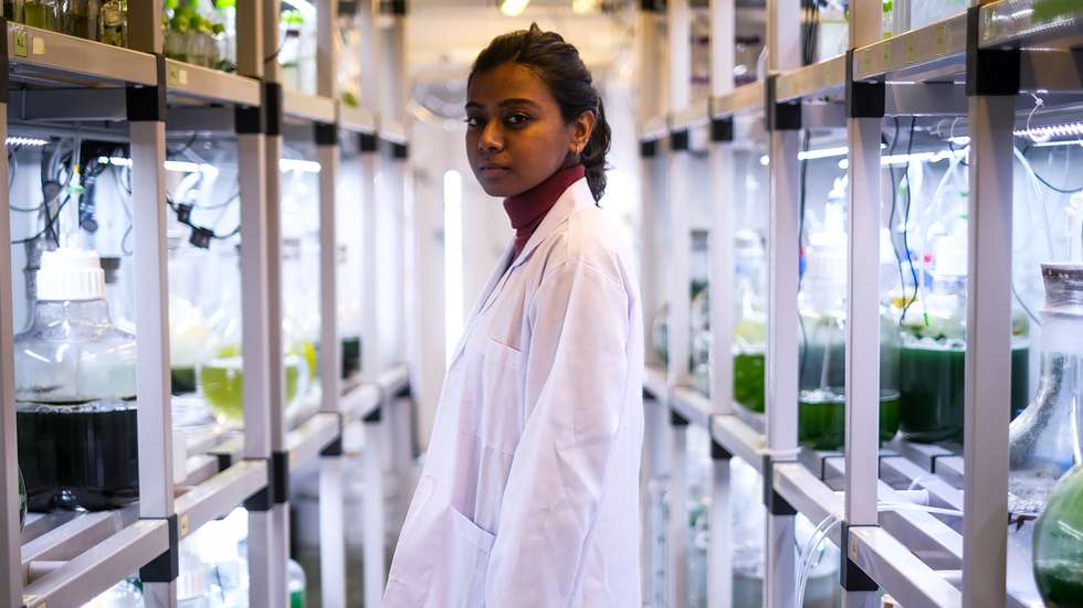 Doutoranda no CIIMAR desde novembro de 2021, Guna Bavithra é Mestre em Biotecnologia pelo Vellore Institute of Technology, na Índia, onde se licenciou em Biologia