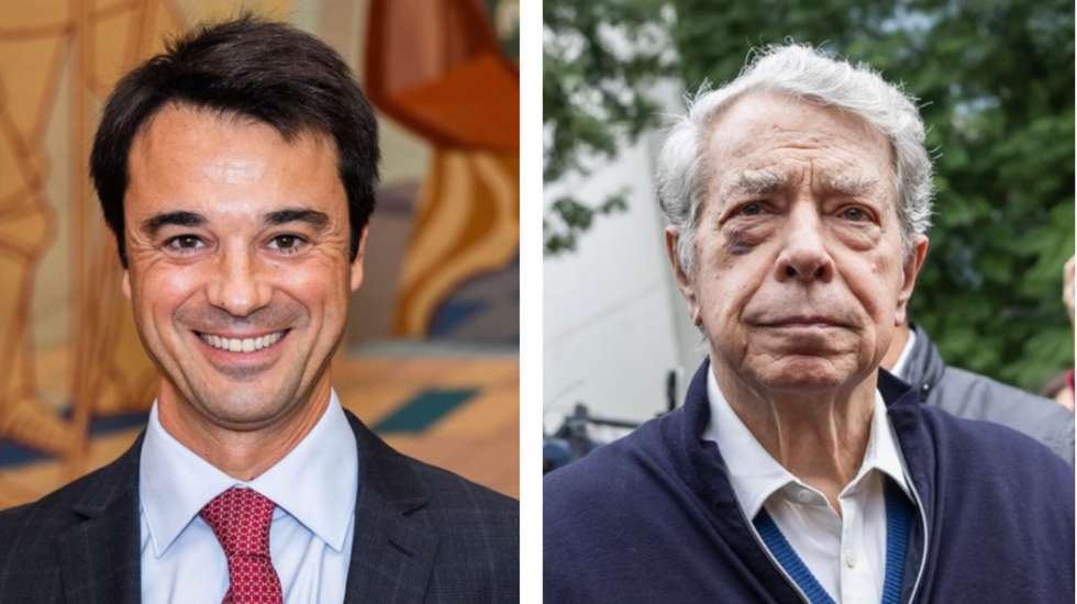 Conselheiro Rui Guerra da Fonseca (à esquerda) e o ex-banqueiro Ricardo Salgado (à direita)