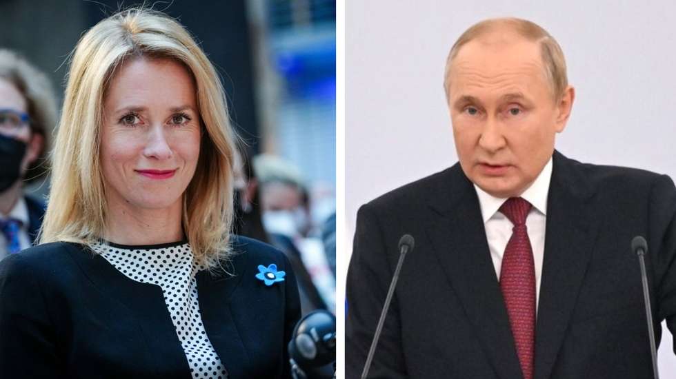 "O Kremlin espera agora que esta medida me silencie, a mim e a outros. Mas não o fará", garante Kaja Kallas.