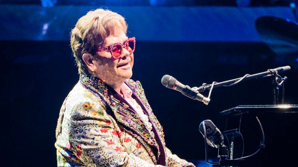 O cantor britânico Elton John