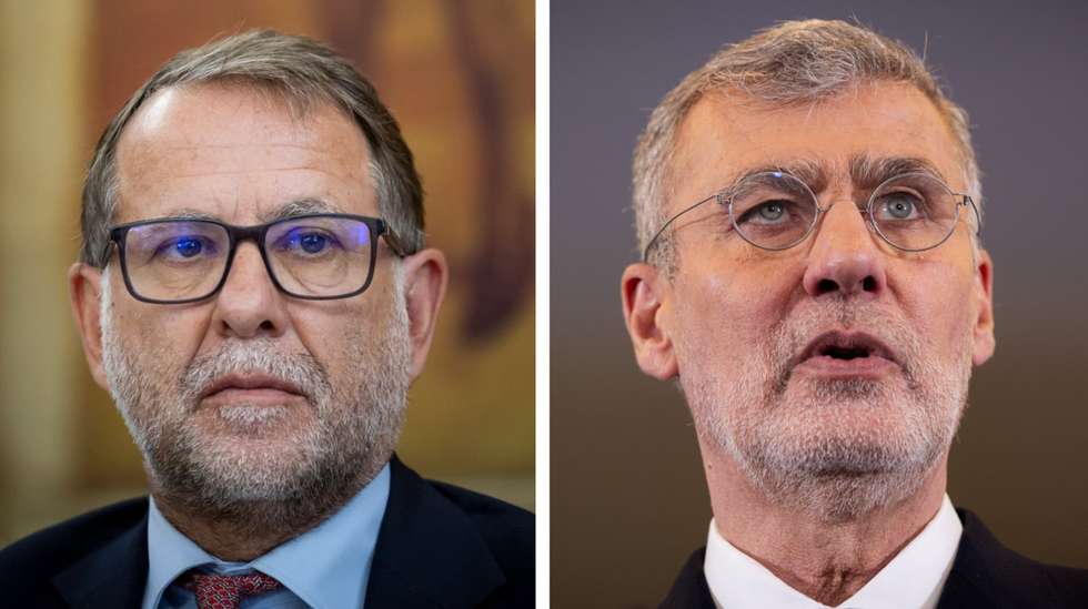 Luís Neves (à esquerda), Henrique Gouveia e Melo (à direita)