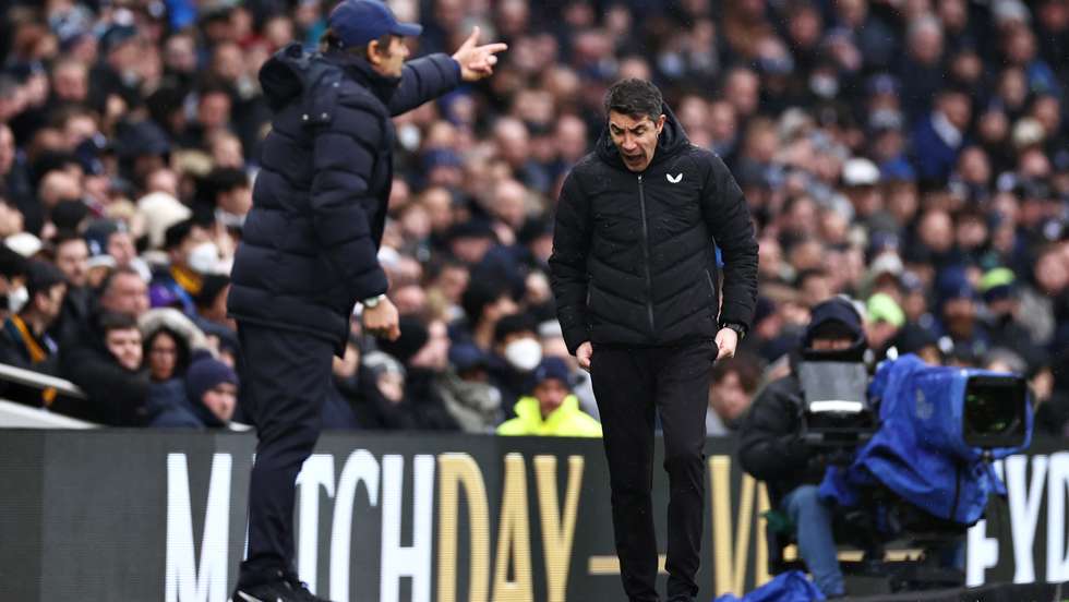 Bruno Lage conseguiu surpreender Antonio Conte logo na entrada e vencia por 2-0 ainda antes dos 20 minutos iniciais
