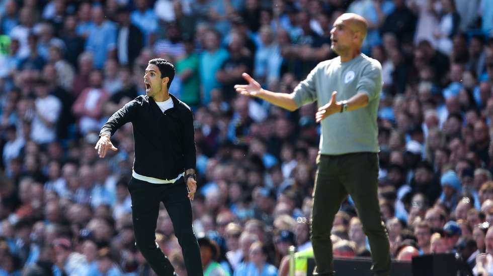Arteta foi adjunto de Guardiola e já lhe ganhou uma vez. Este sábado foi "massacrado"