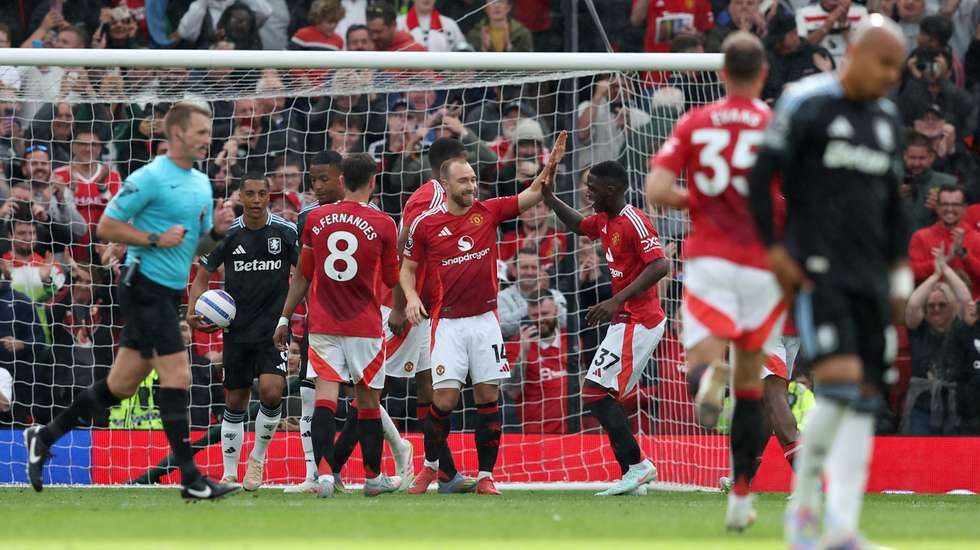 Eriksen aumentou a vantagem nos últimos minutos, de grande penalidade