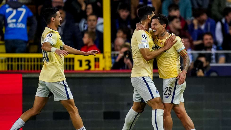 Taremi marcou dois golos, Otávio fez duas assistências, Eustáquio tornou-se o sexto canadiano a marcar na Champions e FC Porto goleou na Bélgica