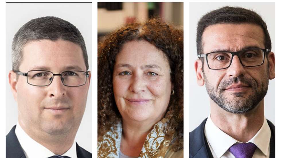 (da esquerda para a direita) Nuno Brandão, professor da Universidade de Coimbra e adovgado, a juíza desembargadora Carla Oliveira e o penalista Paulo Saragoça da Matta